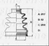 FIRST LINE FCB6343 Bellow, driveshaft